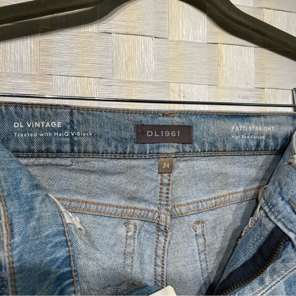 DL1961 Women's Patti Straight High Rise Vintage Jeans Size 24 Classic Denim - Picture 7 of 12